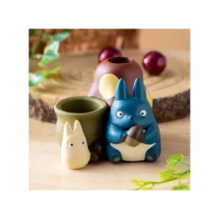 Maison Ghibli Figurines pot à crayon Totoro bleu & blanc - Mon Voisin Totoro