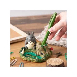 Maison Ghibli Figurines pot à crayon Totoro au bord de la marre - Mon Voisin Totoro
