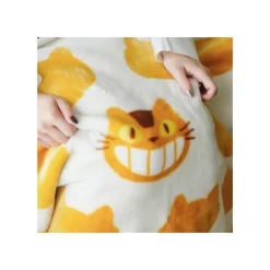 Maison Ghibli Grande couverture Silhouette Chatbus 200x140 cm - Mon Voisin Totoro