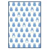 Maison Ghibli Grande couverture Silhouette Totoro Bleu 200x140 cm - Mon Voisin Toto