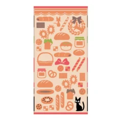 Maison Ghibli Grande Serviette Boulangerie de Jiji 60x120 cm - Kiki la petite sorci