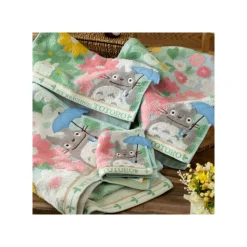 Maison Ghibli Grande Serviette Champs de Fleurs 60x120 cm - Mon Voisin Totoro