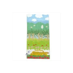 Maison Ghibli Grande Serviette Chatbus en Chemin 60x120 cm - Mon Voisin Totoro