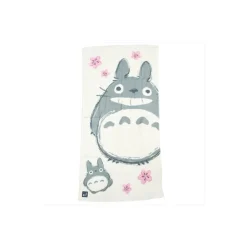 Maison Ghibli Grande Serviette Imabari Totoro Sakura 60x120 cm - Mon Voisin Totoro