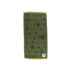 Maison Ghibli Grande serviette Vert Automne 60x120 cm - Mon Voisin Totoro