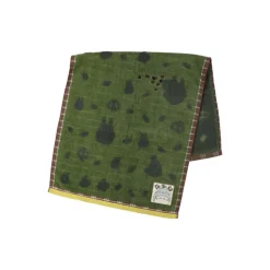 Maison Ghibli Grande serviette Vert Automne 60x120 cm - Mon Voisin Totoro