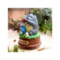 Maison Ghibli Grande Statue Musicale Totoro joue de l’ocarina - Mon Voisin Totoro
