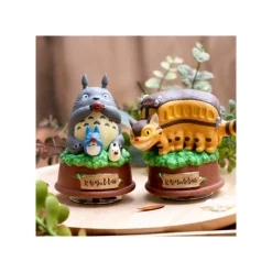 Maison Ghibli Grande Statue Musicale Totoro joue de l’ocarina - Mon Voisin Totoro