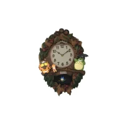 Maison Ghibli Horloge à balancier Couronne de feuilles - Mon Voisin Totoro