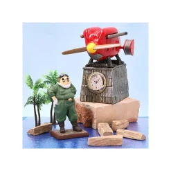 Maison Ghibli Horloge Marco Hydravion Version Initiales - Porco Rosso