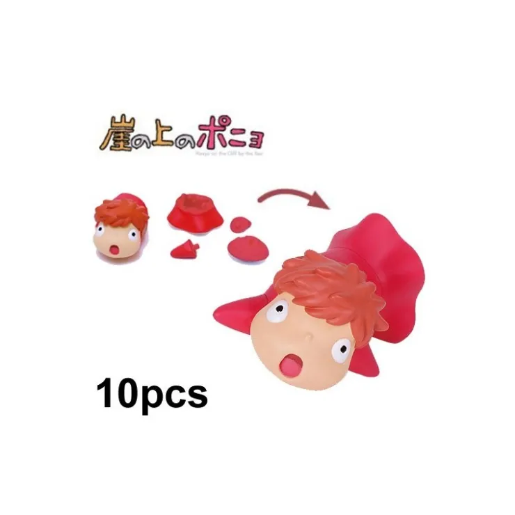 Maison Ghibli Kumukumu 3D Puzzle Ponyo - Ponyo sur la falaise