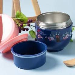 Maison Ghibli Lunch box Isotherme 220ml Bouquet de fleurs - Kiki la petite sorcière