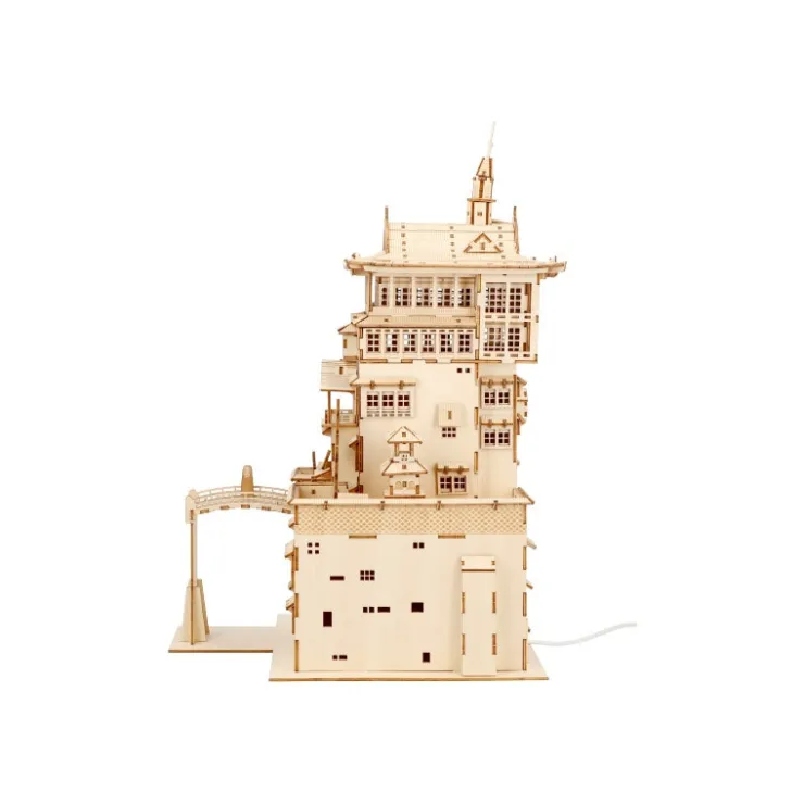 Maison Ghibli Maquette en bois Kigumi Aburaya - Le Voyage de Chihiro