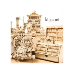 Maison Ghibli Maquette en bois Kigumi Boulangerie - Kiki la petite sorcière