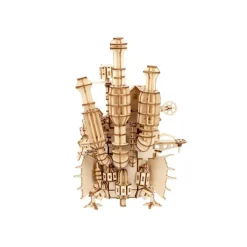 Maison Ghibli Maquette en Bois Kigumi Château Ambulant - Le Château ambulant