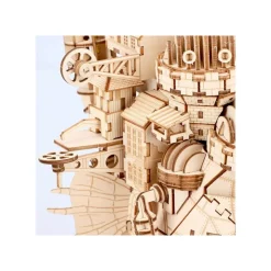 Maison Ghibli Maquette en Bois Kigumi Château Ambulant - Le Château ambulant