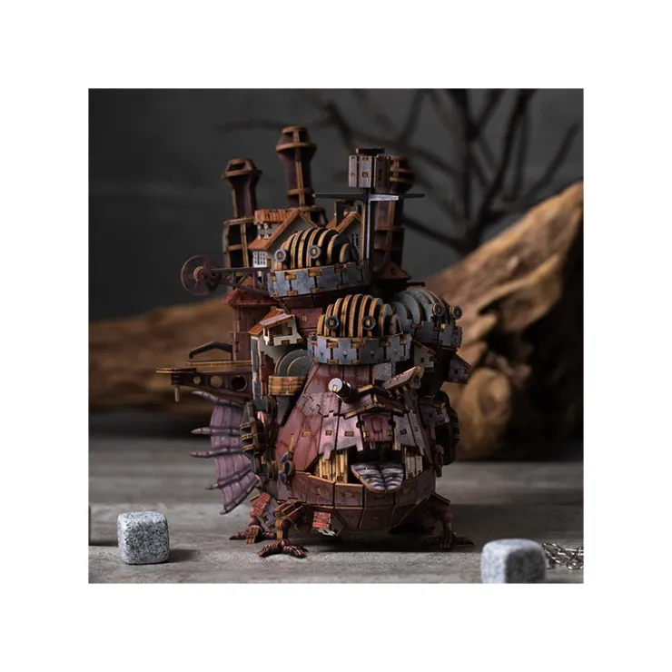 Maison Ghibli Maquette en bois Kigumi Château de Hauru - Le Château ambulant