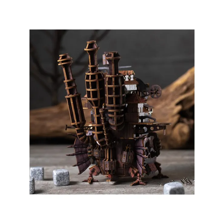 Maison Ghibli Maquette en bois Kigumi Château de Hauru - Le Château ambulant