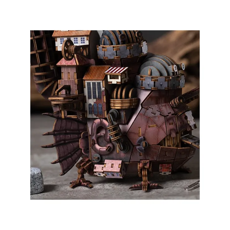 Maison Ghibli Maquette en bois Kigumi Château de Hauru - Le Château ambulant