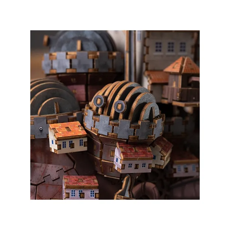 Maison Ghibli Maquette en bois Kigumi Château de Hauru - Le Château ambulant