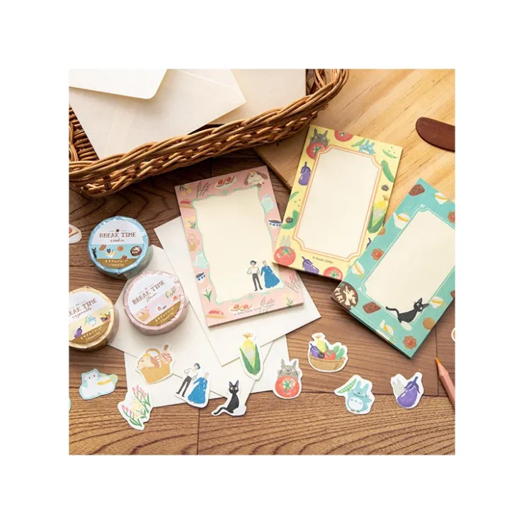 Maison Ghibli Masking Tape Break Time Légumes - Mon Voisin Totoro