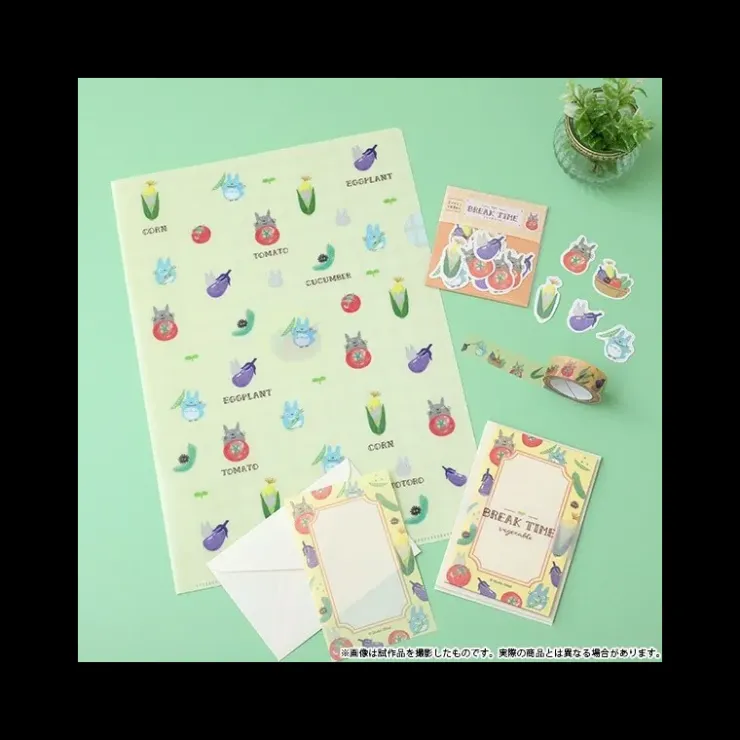 Maison Ghibli Masking Tape Break Time Légumes - Mon Voisin Totoro