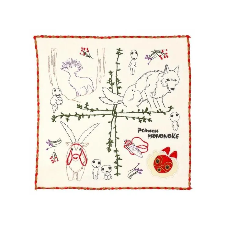 Maison Ghibli Mini Serviette Arbre des Esprits 25 x 25 cm - Princesse Mononoké