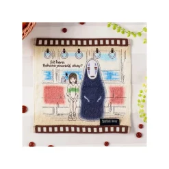 Maison Ghibli Mini Serviette Cellulo Chihiro dans le train - Le Voyage de Chihiro