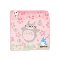 Maison Ghibli Mini serviette Cerisiers en fleurs 25x25cm - Mon voisinTotoro