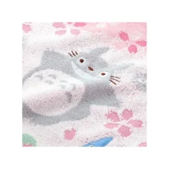 Maison Ghibli Mini serviette Cerisiers en fleurs 25x25cm - Mon voisinTotoro