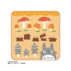 Maison Ghibli Mini Serviette Champignons et Bûches 25x25cm - Mon voisin Totoro