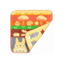 Maison Ghibli Mini Serviette Champignons et Bûches 25x25cm - Mon voisin Totoro