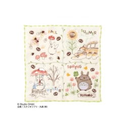 Maison Ghibli Mini Serviette Couronne de Noix 25x25 cm - Mon Voisin Totoro