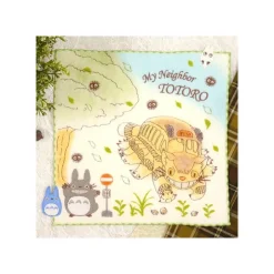 Maison Ghibli Mini Serviette Course du Chatbus 25x25cm - Mon voisin Totoro