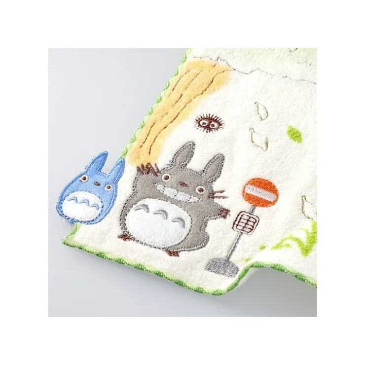 Maison Ghibli Mini Serviette Course du Chatbus 25x25cm - Mon voisin Totoro