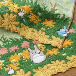 Maison Ghibli Mini Serviette Course Totoro bleu & blanc 25x25 cm - Mon Voisin Totor