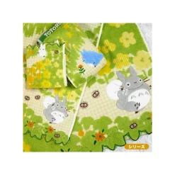 Maison Ghibli Mini Serviette Fleurs Jaunes 25x25 cm - Mon voisin Totoro