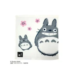 Maison Ghibli Mini Serviette Imabari Totoro Sakura 34x36 cm - Mon Voisin Totoro