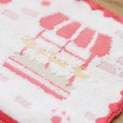 Maison Ghibli Mini Serviette Jiji devanture 25x25 cm - Kiki la petite sorcière