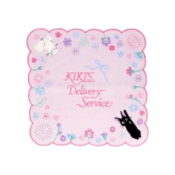 Maison Ghibli Mini Serviette Jiji Et Lily 25x25cm - Kiki la petite sorcière