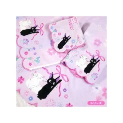 Maison Ghibli Mini Serviette Jiji Et Lily 25x25cm - Kiki la petite sorcière