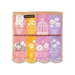 Maison Ghibli Mini Serviette Jiji et ses fleurs préférées 25x25 - Kiki la petite so