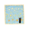 Maison Ghibli Mini serviette Jiji Marguerites 25x25cm - Kiki la petite sorcière