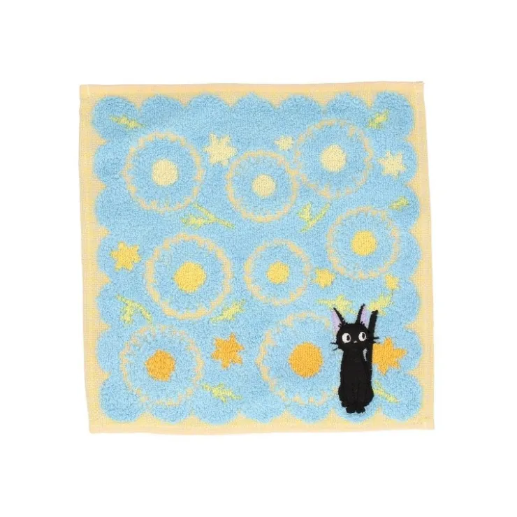 Maison Ghibli Mini serviette Jiji Marguerites 25x25cm - Kiki la petite sorcière