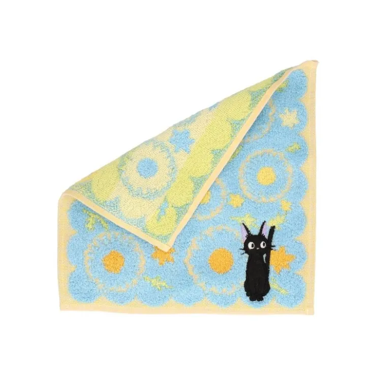 Maison Ghibli Mini serviette Jiji Marguerites 25x25cm - Kiki la petite sorcière