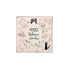 Maison Ghibli Mini Serviette Jiji Merci 25x25 cm - Kiki la petite sorcière