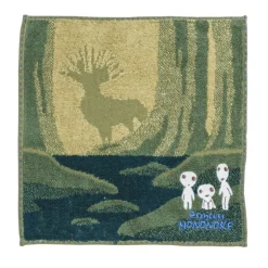 Maison Ghibli Mini Serviette Ombre du Dieu Cerf 25x25 cm - Princesse Mononoké