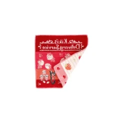 Maison Ghibli Mini Serviette rose L’heure du Goûter - Kiki la petite sorcière 23×23
