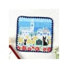 Maison Ghibli Mini Serviette Rues de Paris 25x25 cm - Kiki la petite sorcière