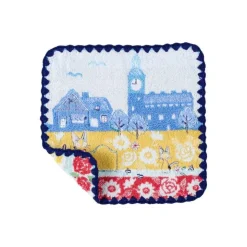 Maison Ghibli Mini Serviette Rues de Paris 25x25 cm - Kiki la petite sorcière